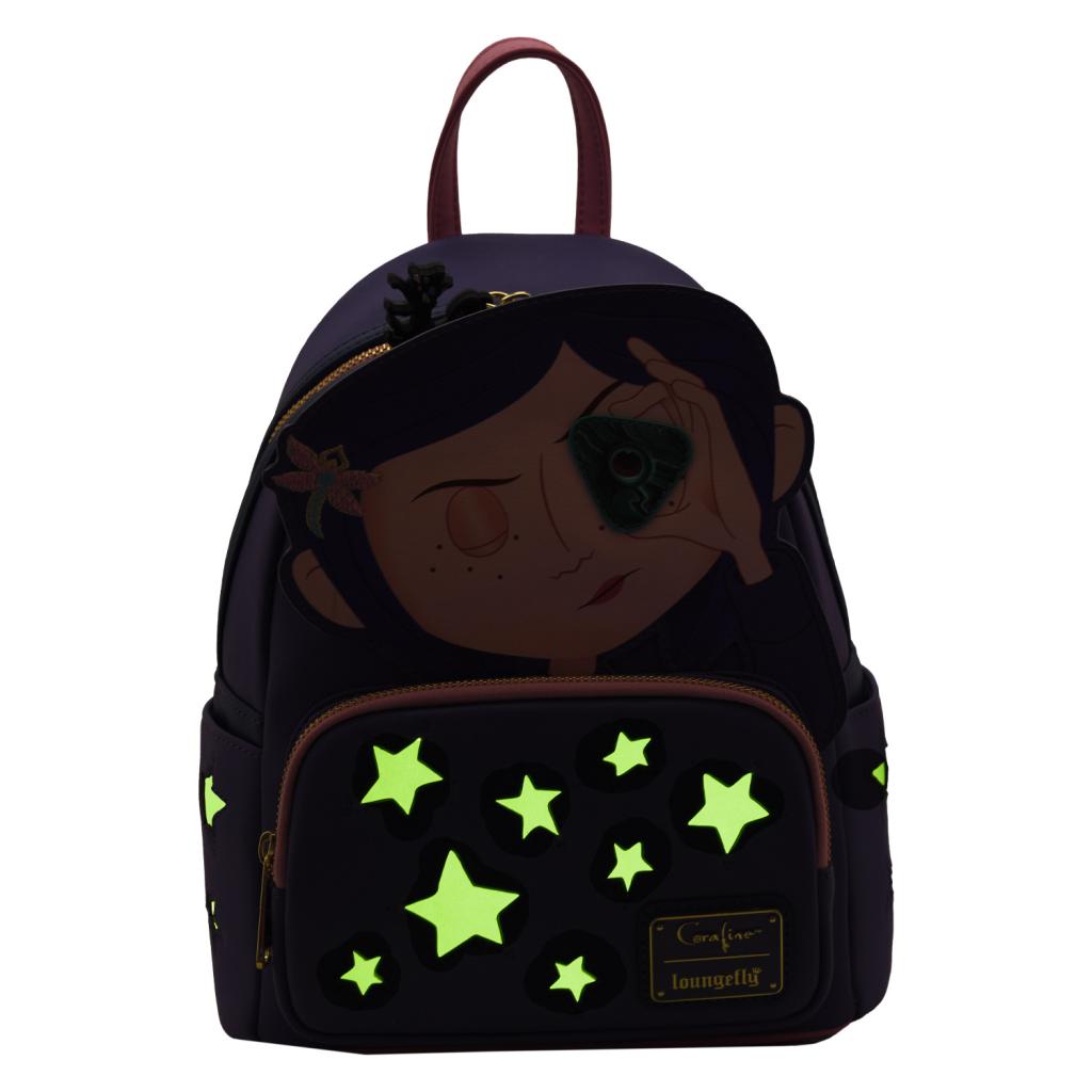 Mini sac à dos Loungefly Coraline - Étoiles Cosplay