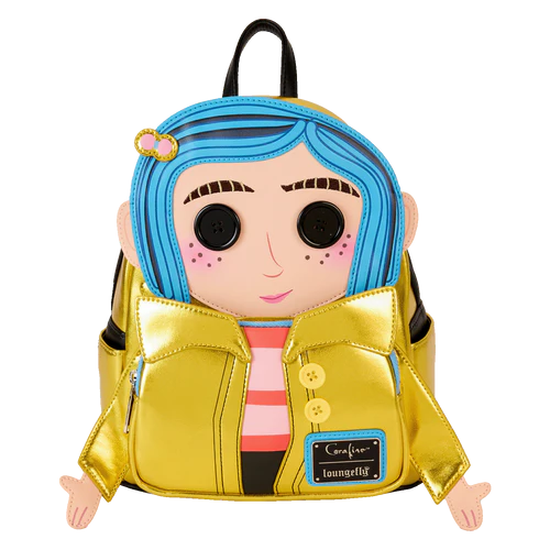 Mini sac à dos Loungefly Coraline - Poupée Cosplay