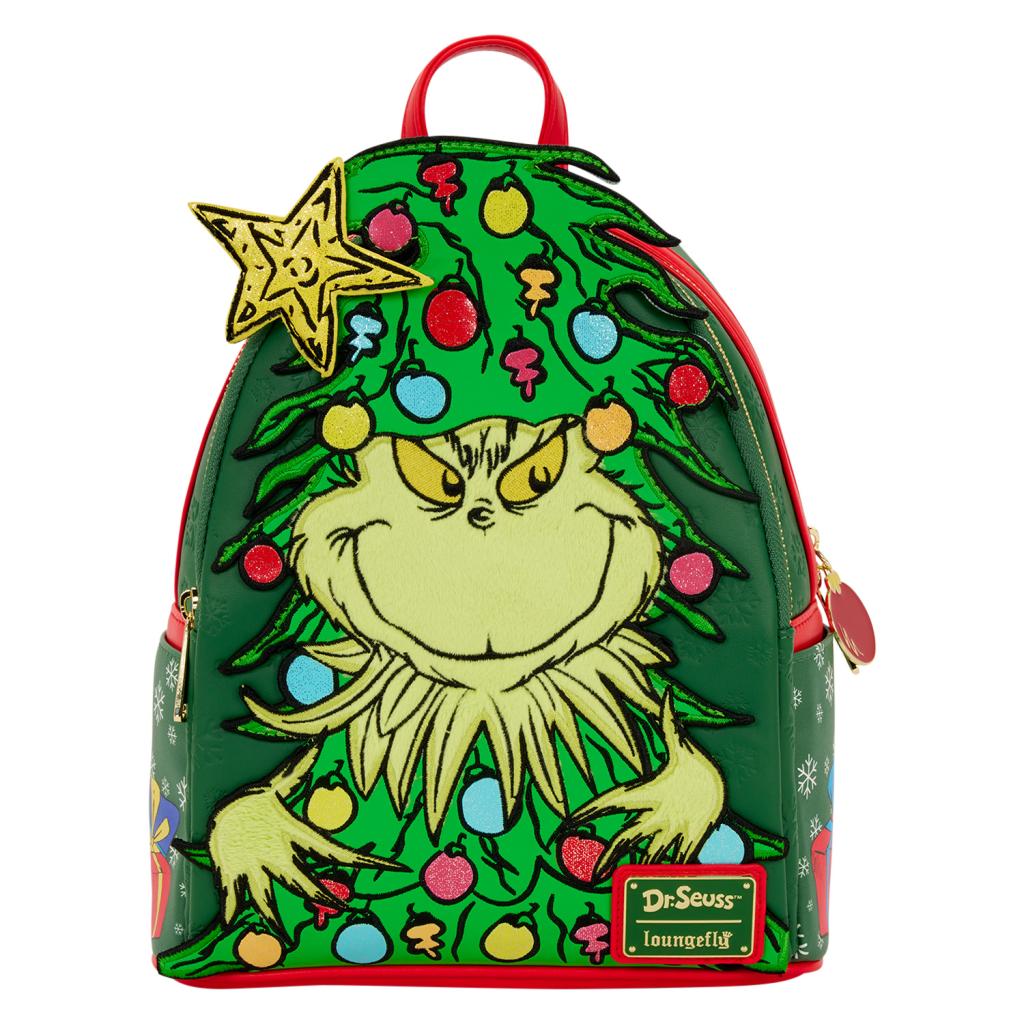 Mini sac à dos Loungefly Grinch - Holiday