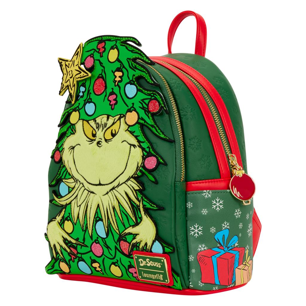Mini sac à dos Loungefly Grinch - Holiday