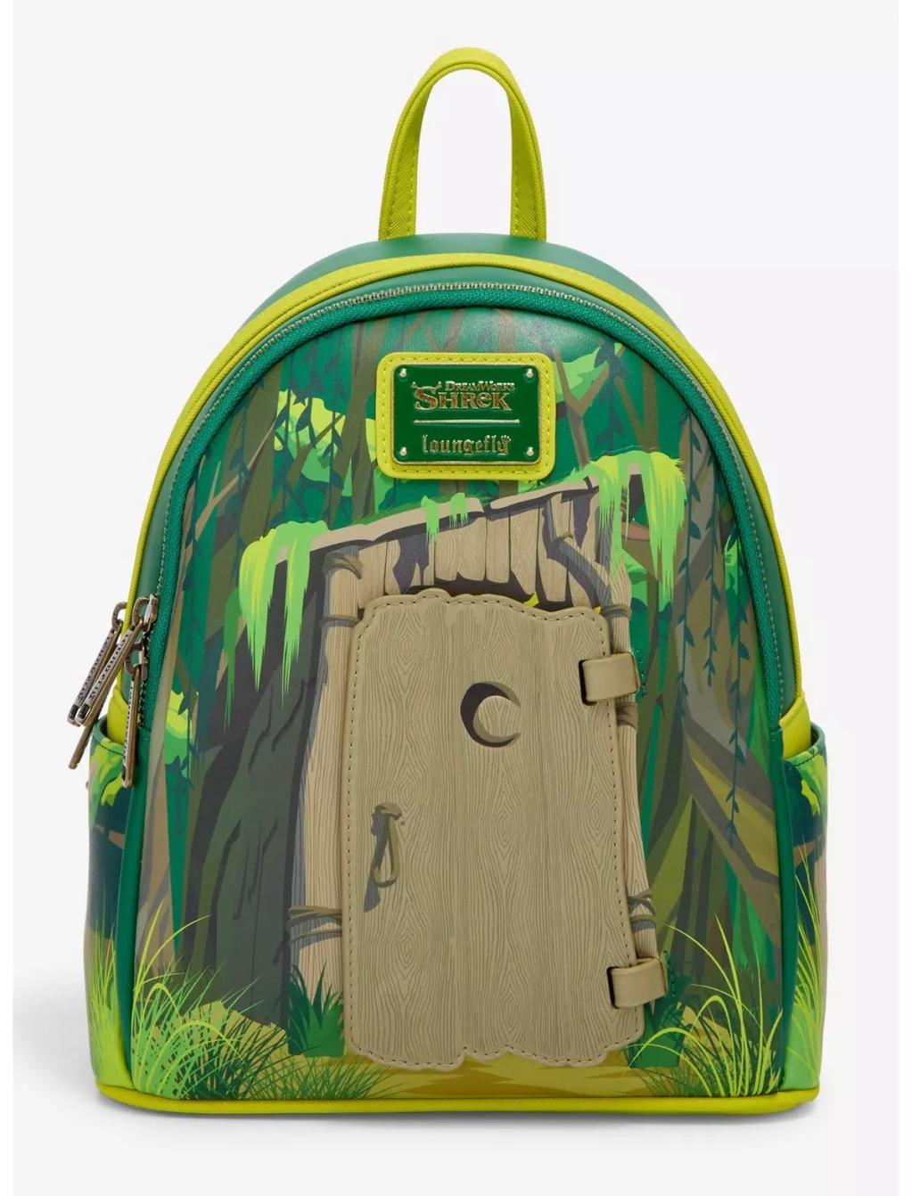 Sac à dos Loungefly Shrek - Shrek et Donkey Swamp Door (Exclusive)