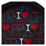 Mini sac à dos Loungefly Vendredi 13 - I Heart Horror