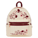 Mini sac à dos Loungefly Cream and Red - Floral