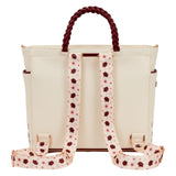 Tote bag convertible Loungefly Cream and Red - Floral