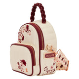 Sling bag Loungefly Cream and Red - Floral