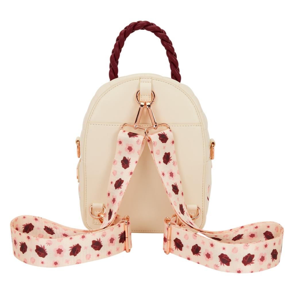 Sling bag Loungefly Cream and Red - Floral
