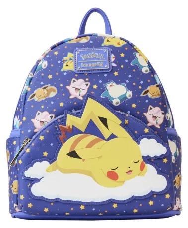 Mini sac à dos Loungefly Pokémon - Pikachu et Amis Dormant