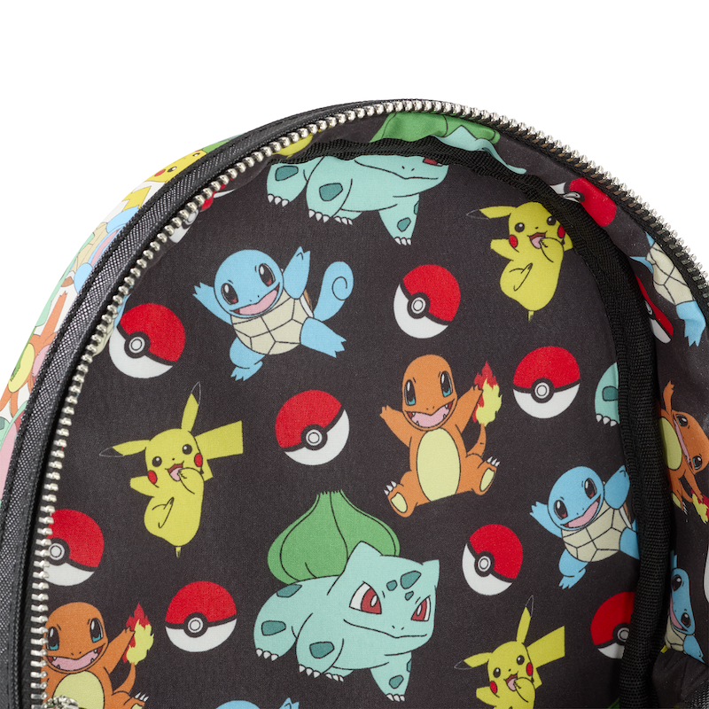 Mini sac à dos Loungefly Pokémon - Pikachu et Starters
