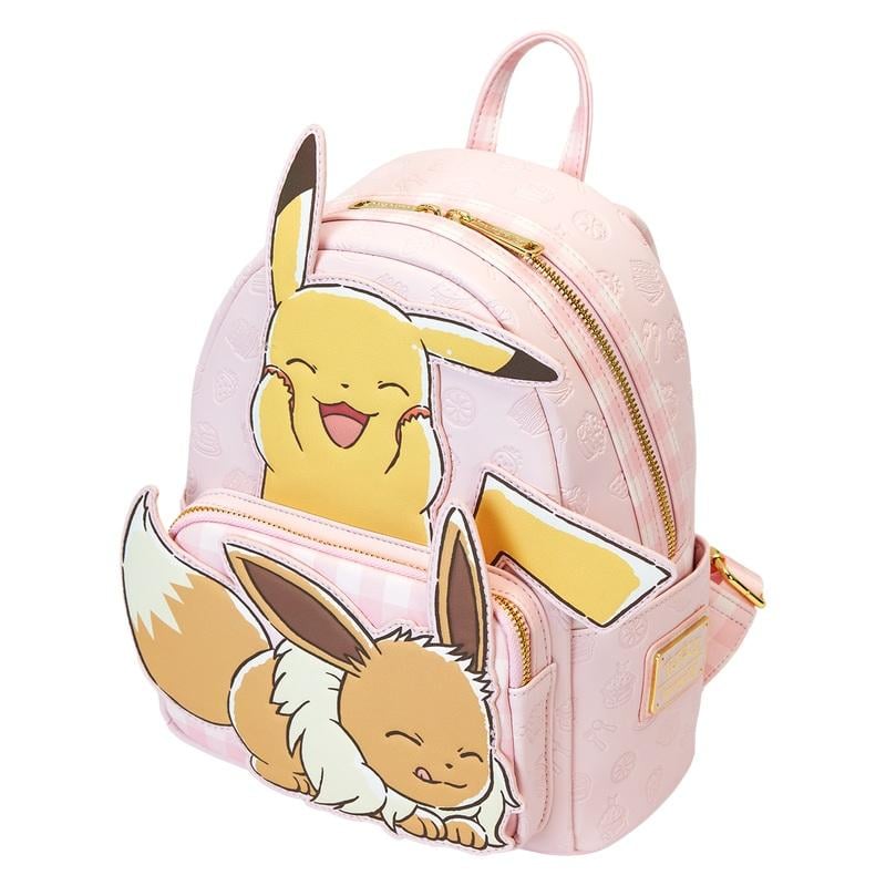 Mini sac à dos Loungefly Pokémon - Pikachu et Évoli