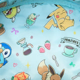 Mini sac à dos triple poche Loungefly Pokémon - Café