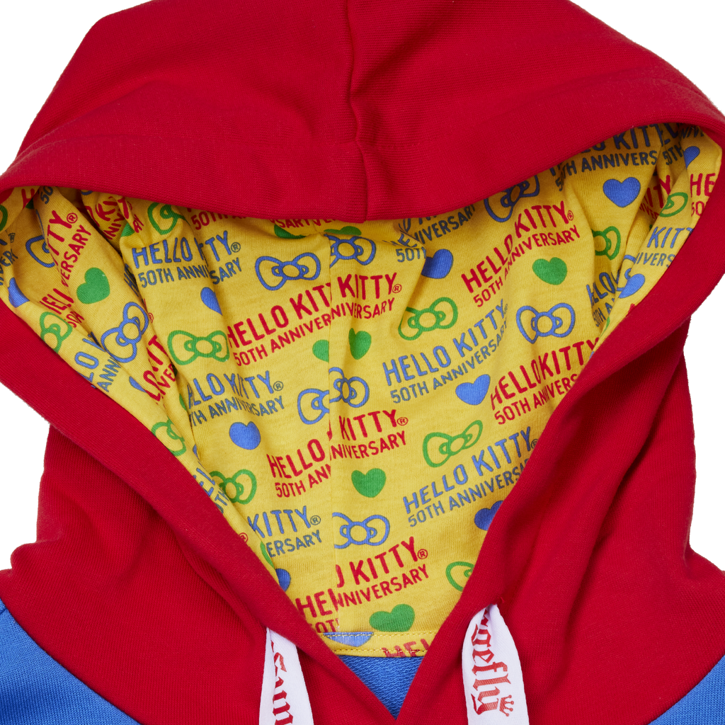 Hoodie unisex Loungefly Hello Kitty - 50ème Anniversaire (M)