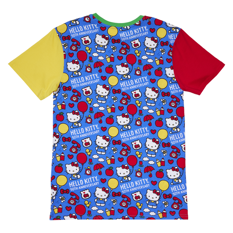 T-shirt unisex Loungefly Hello Kitty - 50ème Anniversaire (M)