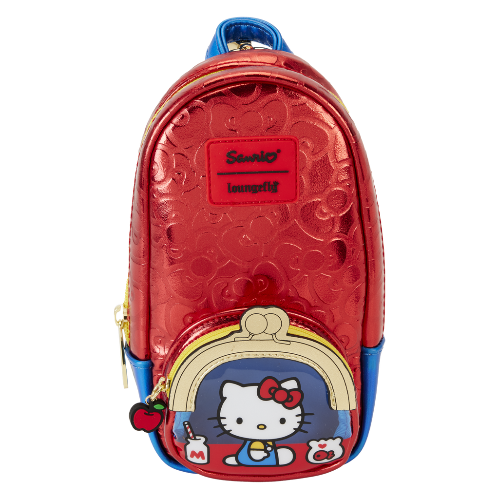 Mini sac à dos plumier Loungefly Hello Kitty - 50ème Anniversaire