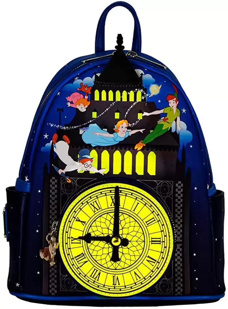 Sac à dos Loungefly Disney - Peter Pan Glow Clock (23x28x10 cm)