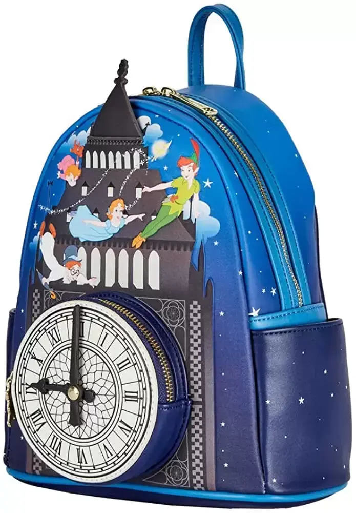 Sac à dos Loungefly Disney - Peter Pan Glow Clock (23x28x10 cm)