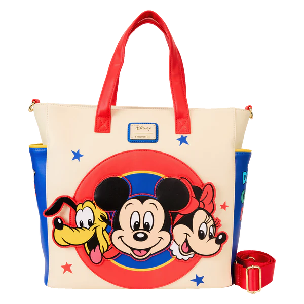 Mini sac à dos et tote bag convertible Loungefly Disney - Mickey et Amis