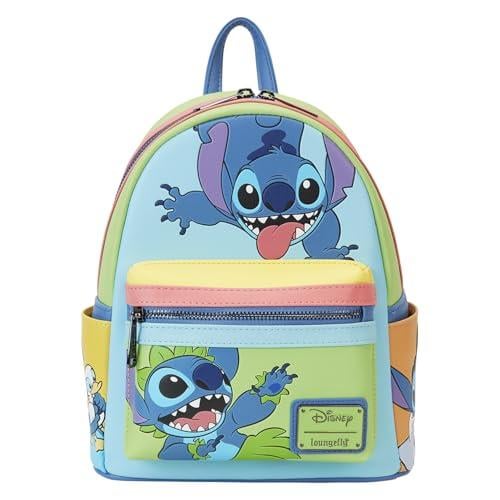 Mini sac à dos Loungefly Disney - Jaase Stitch Colorblock (Exclusive)