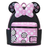 Mini sac à dos Loungefly Disney - Minnie Floral Rock the Dots