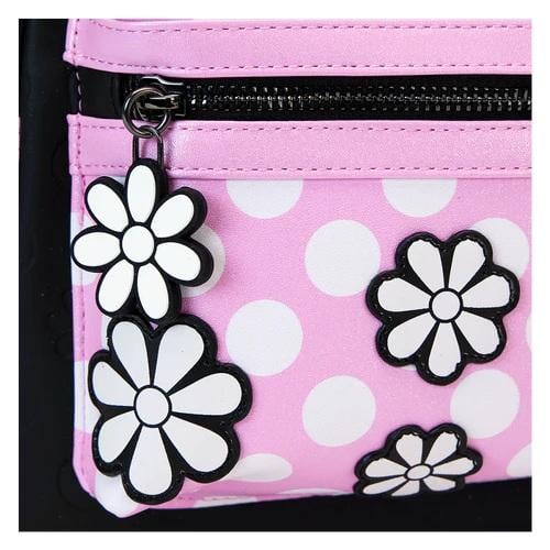 Mini sac à dos Loungefly Disney - Minnie Floral Rock the Dots