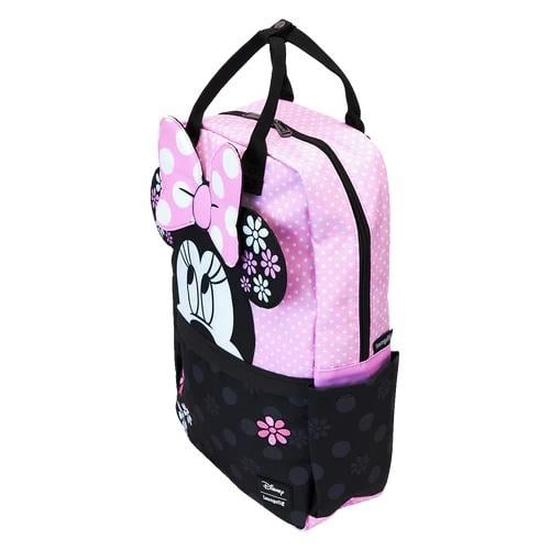 Sac à dos nylon Loungefly Disney - Minnie Floral Rock the Dots