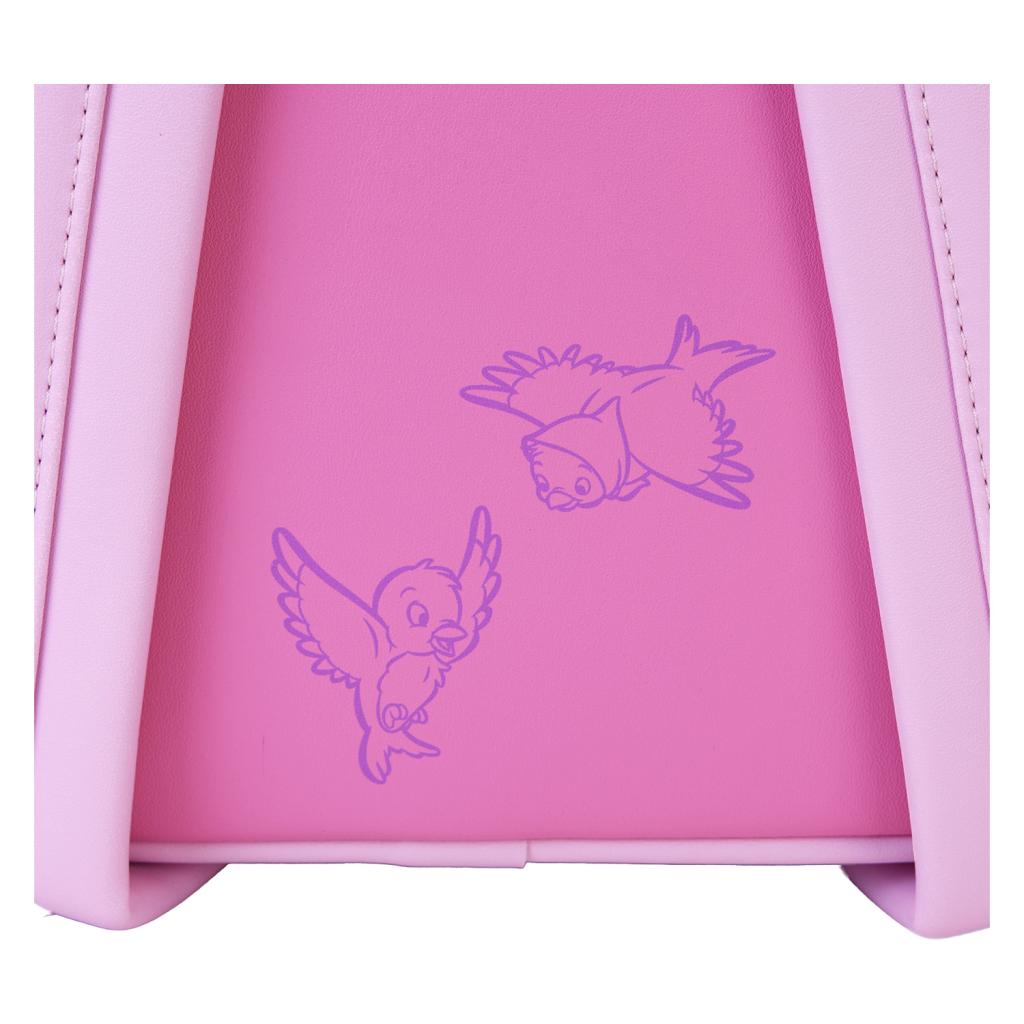 Mini sac à dos Loungefly Cendrillon - 75ème Anniversaire Pink Bow