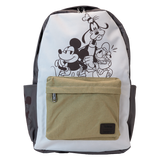 Sac à dos canvas nylon Loungefly Disney - Mickey et Amis