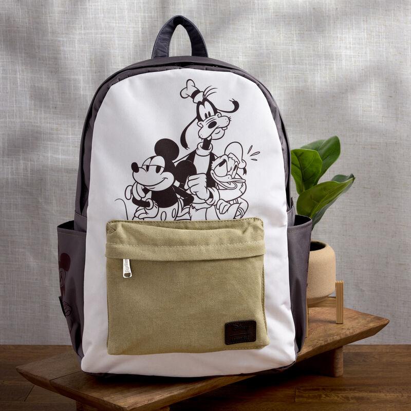 Sac à dos canvas nylon Loungefly Disney - Mickey et Amis