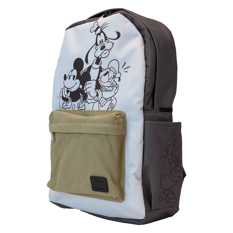 Sac à dos canvas nylon Loungefly Disney - Mickey et Amis