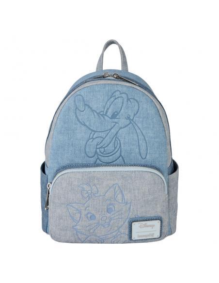 Mini sac à dos Loungefly Disney - Chiens et Chats Faux Denim