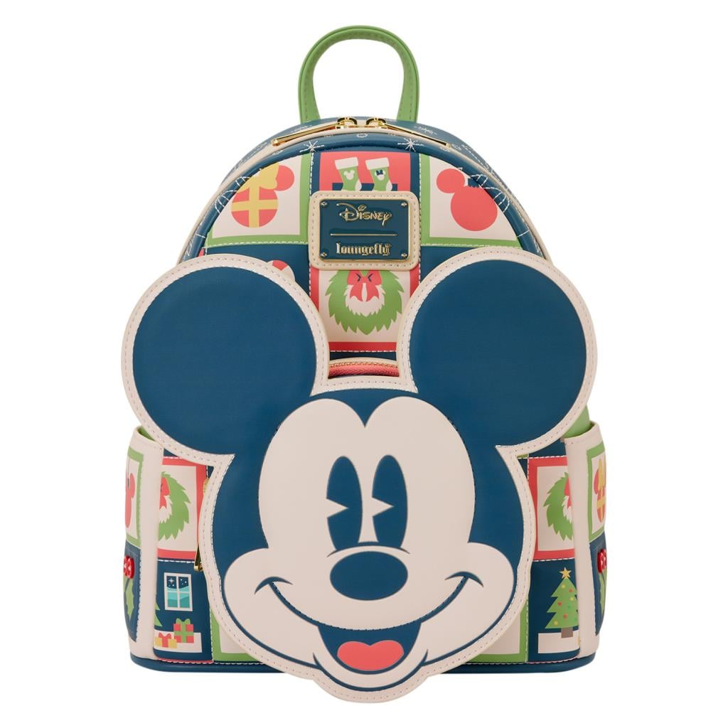 Mini sac à dos Loungefly Disney - Mickey et Minnie Holiday