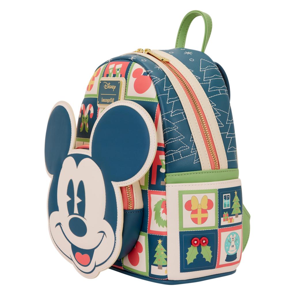 Mini sac à dos Loungefly Disney - Mickey et Minnie Holiday