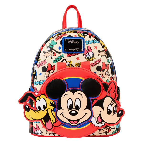 Mini sac à dos serre-tête Loungefly Mickey et Amis - Classique