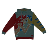 Hoodie unisex Loungefly La Petite Sirène 35 - Ariel et Polochon (M)