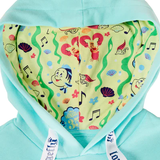 Hoodie unisex Loungefly La Petite Sirène 35 - Ariel et Polochon (S)