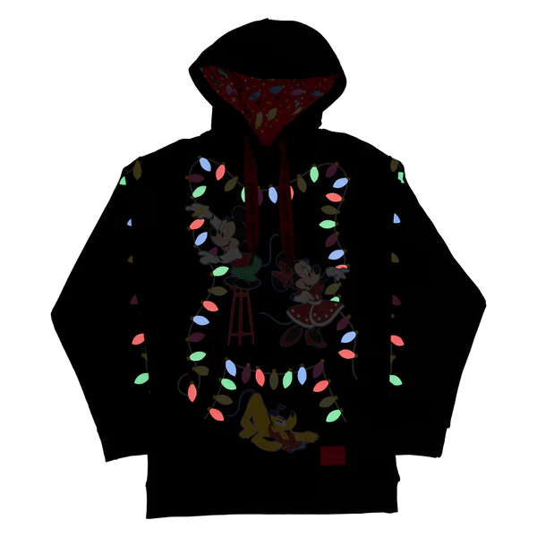 Hoodie unisex Loungefly Mickey - Light Up Decorations (M)