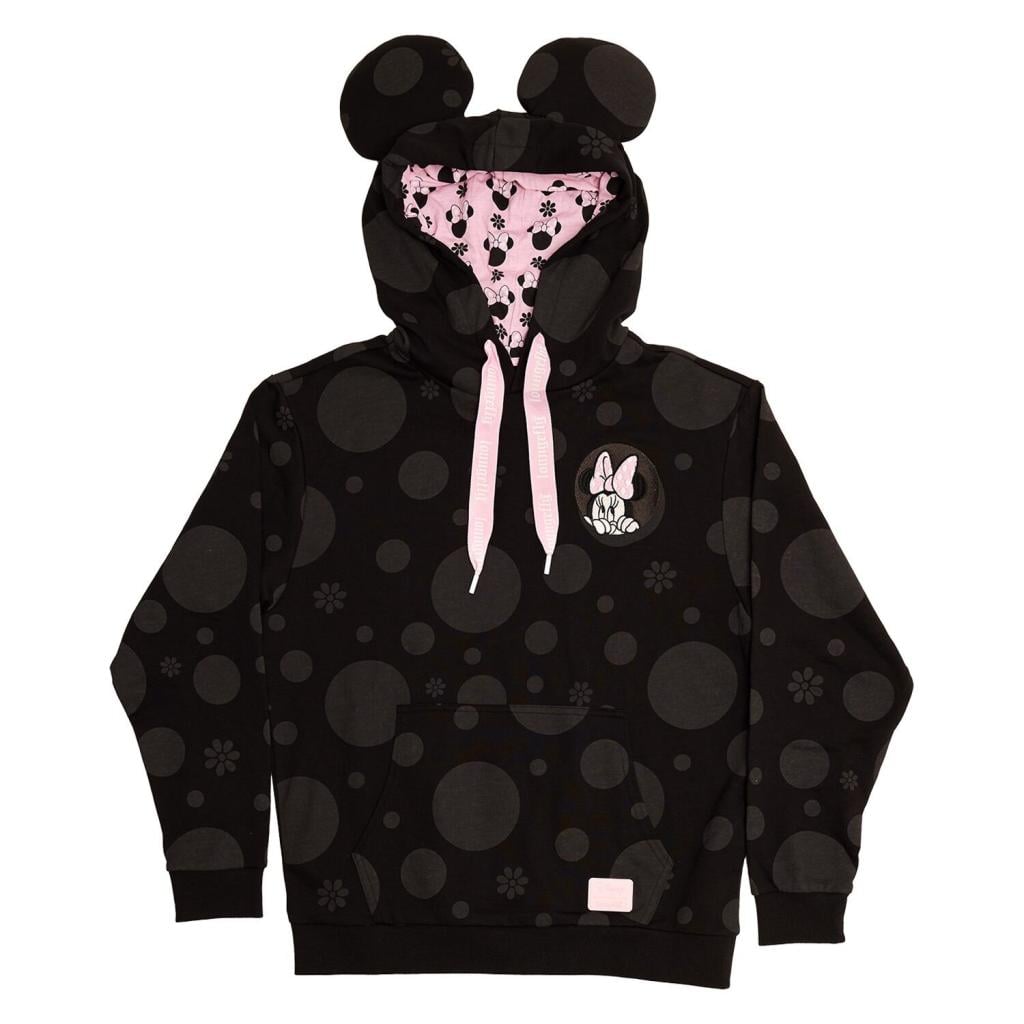 Hoodie unisex Loungefly Disney - Minnie Floral Rock the Dots (S)