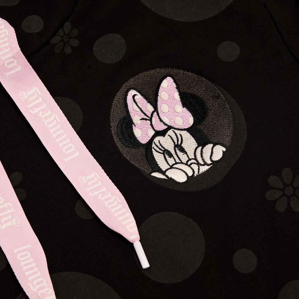 Hoodie unisex Loungefly Disney - Minnie Floral Rock the Dots (XL)