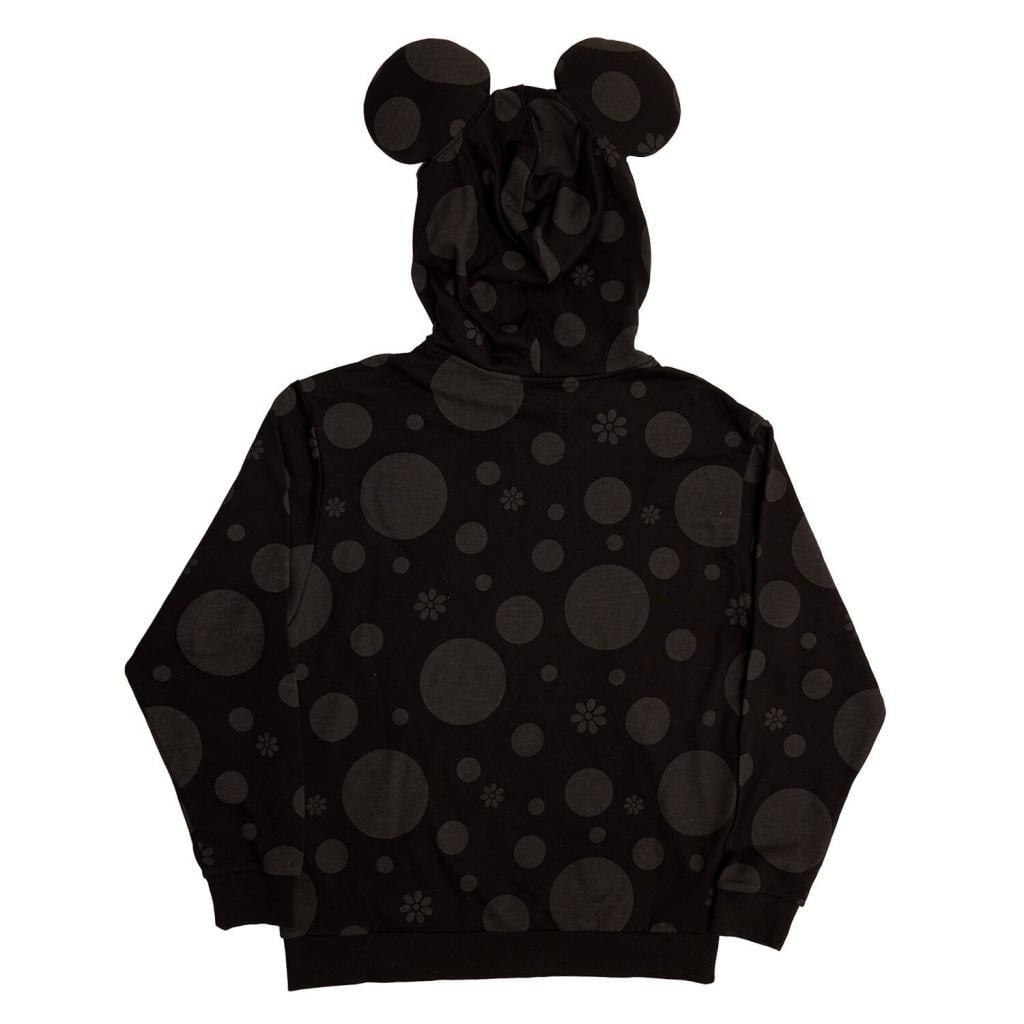 Hoodie unisex Loungefly Disney - Minnie Floral Rock the Dots (S)