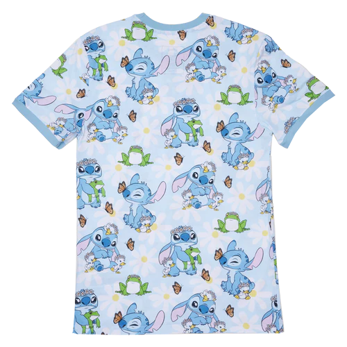 T-shirt unisex Loungefly Lilo et Stitch - Springtime Stitch (S)