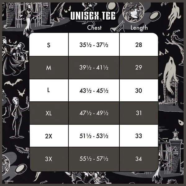 T-shirt unisex Loungefly Disney - Haunted Mansion (L)