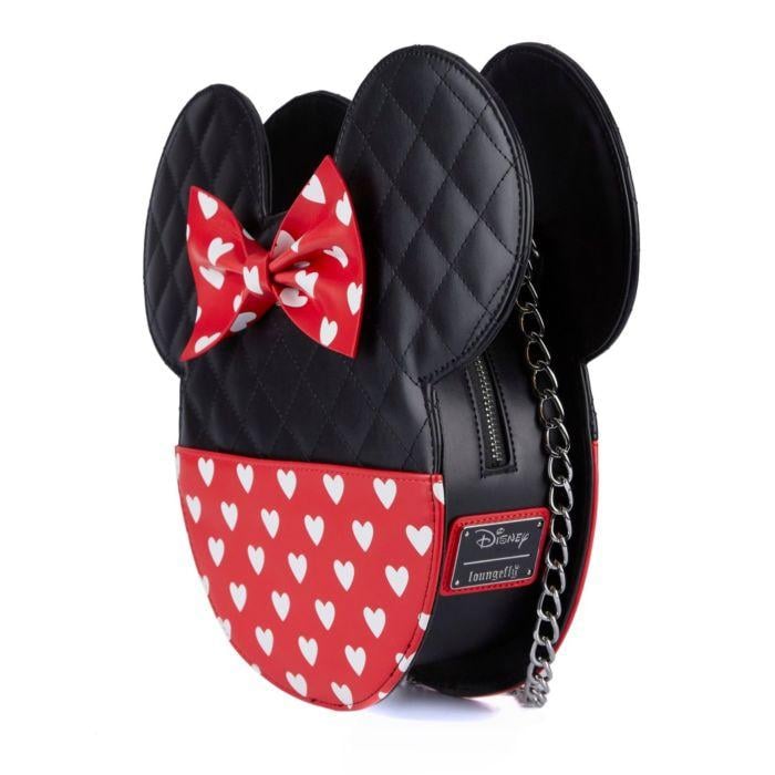 Sac bandoulière Loungefly Disney - Mickey Minnie Valentine (33x28 cm)