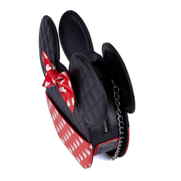 Sac bandoulière Loungefly Disney - Mickey Minnie Valentine (33x28 cm)