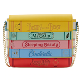 Sac bandoulière Loungefly Disney - Princess Books (24x20x10 cm)