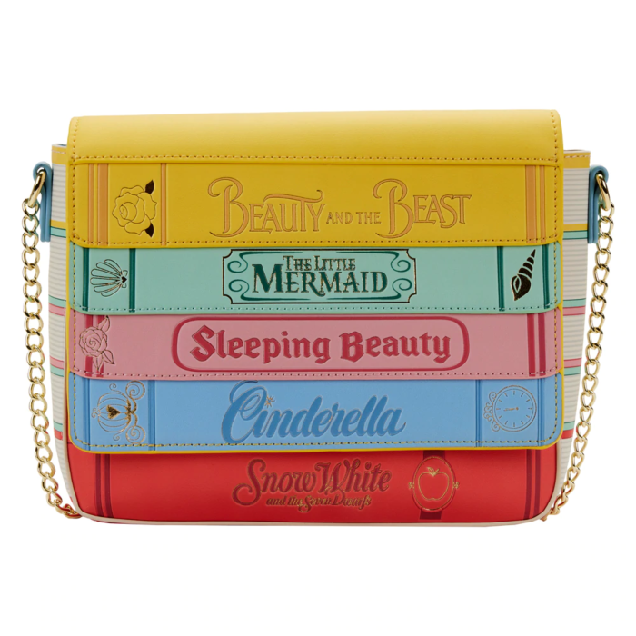 Sac bandoulière Loungefly Disney - Princess Books (24x20x10 cm)
