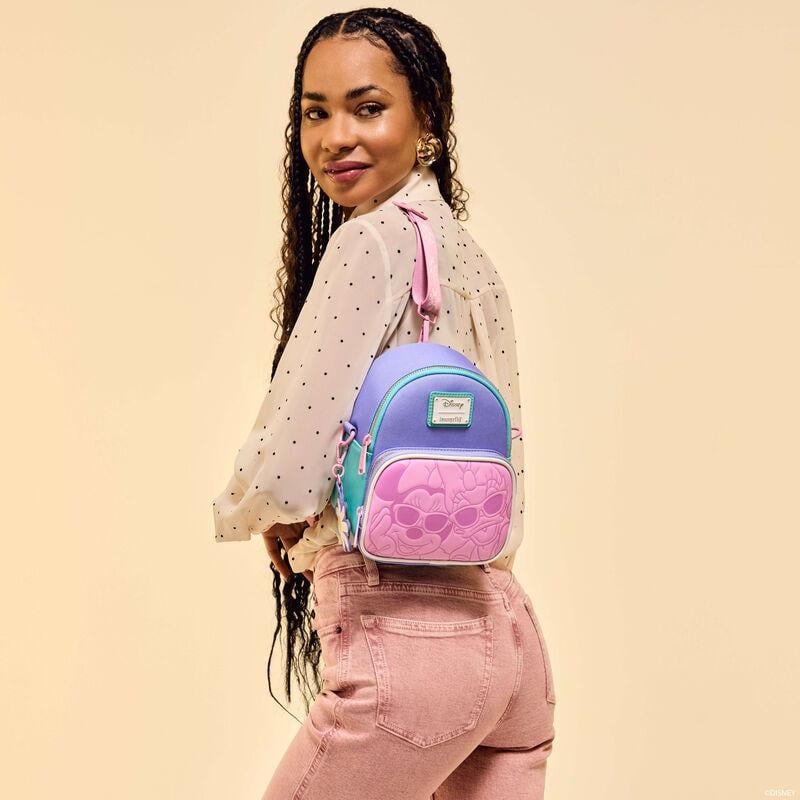 Mini sac à dos convertible Loungefly Disney - Daisy et Minnie