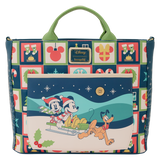 Tote bag Loungefly Disney - Mickey et Minnie Holiday