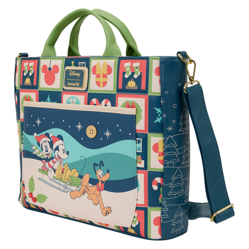 Tote bag Loungefly Disney - Mickey et Minnie Holiday
