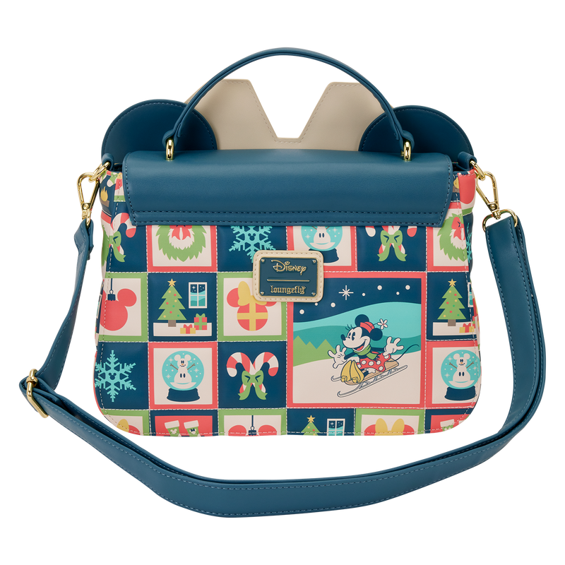 Sac bandoulière Loungefly Disney - Mickey et Minnie Holiday
