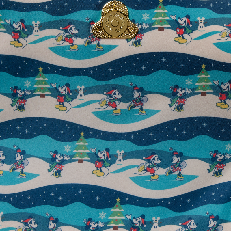 Sac bandoulière Loungefly Disney - Mickey et Minnie Holiday