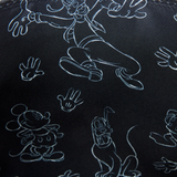 Sac bandoulière Loungefly Disney - Mickey Mouse Sketched